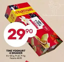 Matkroken TINE YOGHURT 4 SMAKER tilbud