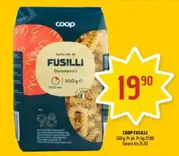 Coop Prix COOP FUSILLI tilbud