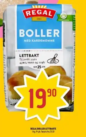 Coop Prix REGAL BOLLER LETTBAKTE tilbud