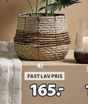 JYSK TERJE BLOMSTERPOTTE tilbud