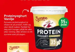 Spar Proteinyoghurt Vanilje tilbud