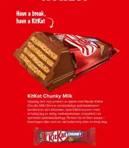 Spar KitKat Chunky Milk tilbud