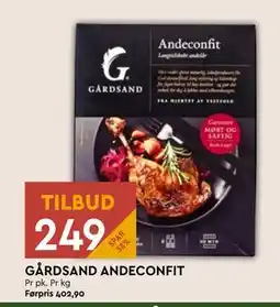 Coop Mega GÅRDSAND ANDECONFIT tilbud