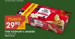 Coop Mega TINE YOGHURT 4 SMAKER tilbud