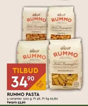 Coop Mega RUMMO PASTA tilbud