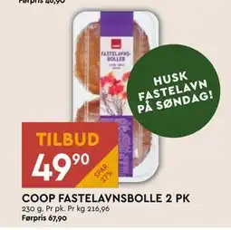 Coop Mega COOP FASTELAVNSBOLLE 2 PK tilbud