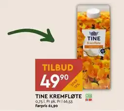 Coop Mega TINE KREMFLØTE tilbud