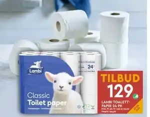 Coop Mega LAMBI TOALETTPAPIR 24 PK tilbud