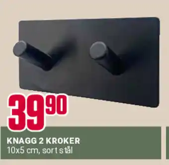 Europris KNAGG 2 KROKER tilbud