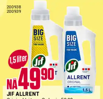 Europris Jif ALLRENT ORIGINAL tilbud