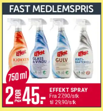 Europris EFFEKT SPRAY tilbud