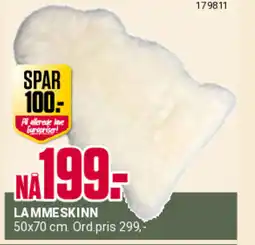 Europris LAMMESKINN tilbud