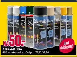 Europris SPRAYMALING tilbud