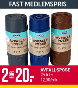 Europris AVFALLS POSER tilbud