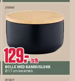 Europris BOLLE MED BAMBUSLOKK tilbud