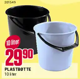 Europris PLASTBØTTE 10 liter tilbud