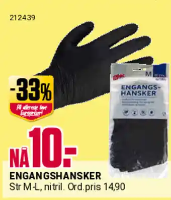 Europris ENGANGSHANSKER tilbud