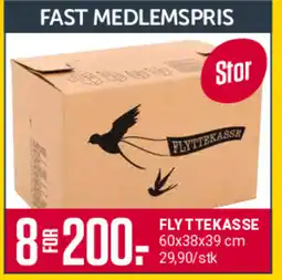 Europris FLYTTEKASSE tilbud