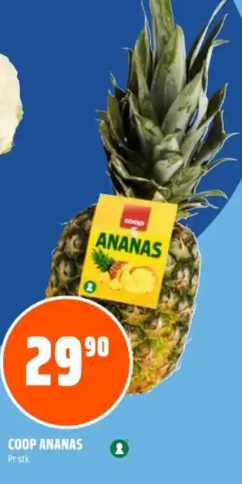 Coop Obs COOP ANANAS Pr stk tilbud