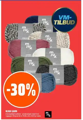 Coop Obs MJUK GARN tilbud