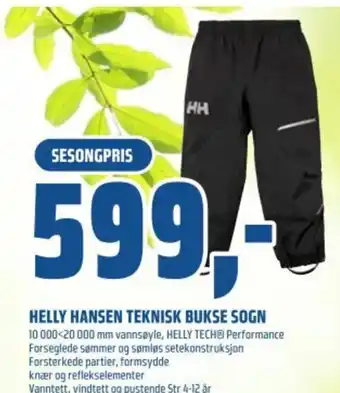 Coop Obs HELLY HANSEN TEKNISK BUKSE SOGN tilbud