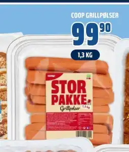 Coop Obs COOP GRILLPØLSER tilbud