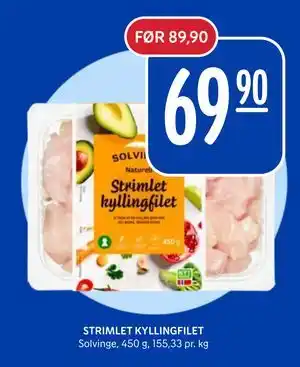 Rema 1000 STRIMLET KYLLINGFILET tilbud