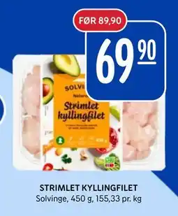 Rema 1000 STRIMLET KYLLINGFILET tilbud