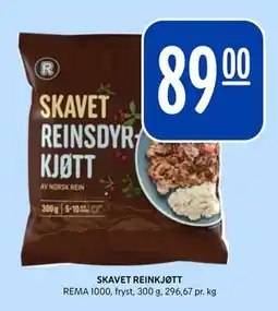 Rema 1000 SKAVET REINKJØTT tilbud