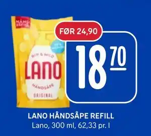 Rema 1000 LANO HÅNDSÅPE REFILL tilbud