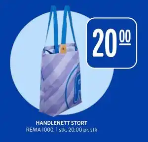 Rema 1000 HANDLENETT STORT tilbud