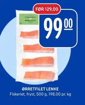 Rema 1000 ØRRETFILET LENKE tilbud