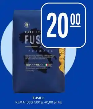 Rema 1000 FUSILLI tilbud