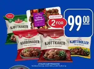 Rema 1000 UTVALGTE KJØTTPRODUKTER tilbud