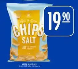 Rema 1000 LETT & SPRØ CHIPS tilbud