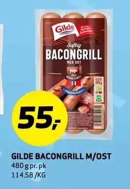 Bunnpris GILDE BACONGRILL M/OST tilbud