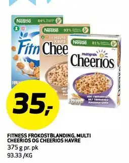 Bunnpris FITNESS FROKOSTBLANDING, MULTI CHEERIOS OG CHEERIOS HAVRE tilbud