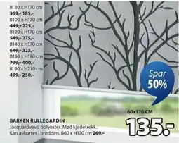 JYSK BARKEN RULLEGARDIN tilbud