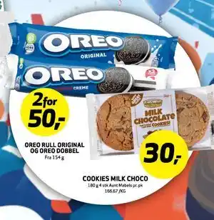 Bunnpris OREO RULL ORIGINAL OG OREO DOBBEL tilbud