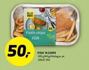 Bunnpris FISH' N CHIPS tilbud