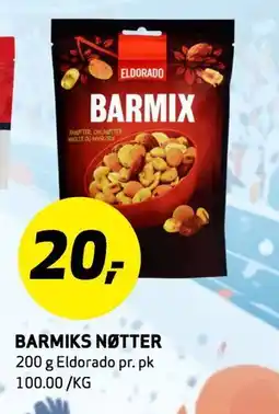 Bunnpris BARMIKS NØTTER tilbud