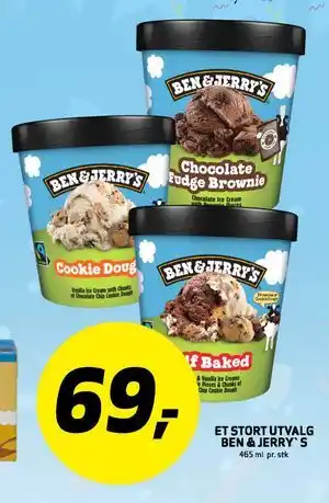 Bunnpris ET STORT UTVALG BEN & JERRY' S tilbud