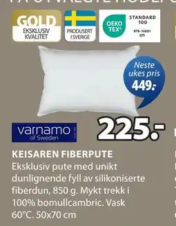 JYSK KEISAREN FIBERPUTE tilbud