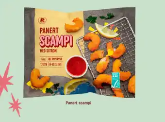 Rema 1000 Panert scampi tilbud