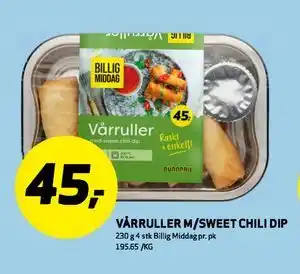 Bunnpris Vårruller m/Sweet Chili Dip tilbud