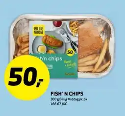 Bunnpris FISH' N CHIPS tilbud