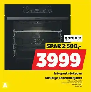 POWER Integrert stekeovn tilbud