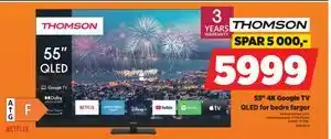 POWER 55 4K Google TV tilbud