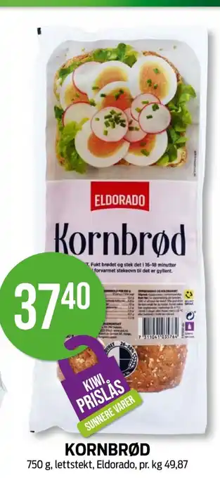 Kiwi KORNBRØD tilbud