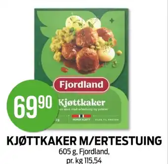 Kiwi KJØTTKAKER M/ERTESTUING tilbud